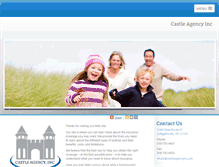 Tablet Screenshot of castleagencyinc.com